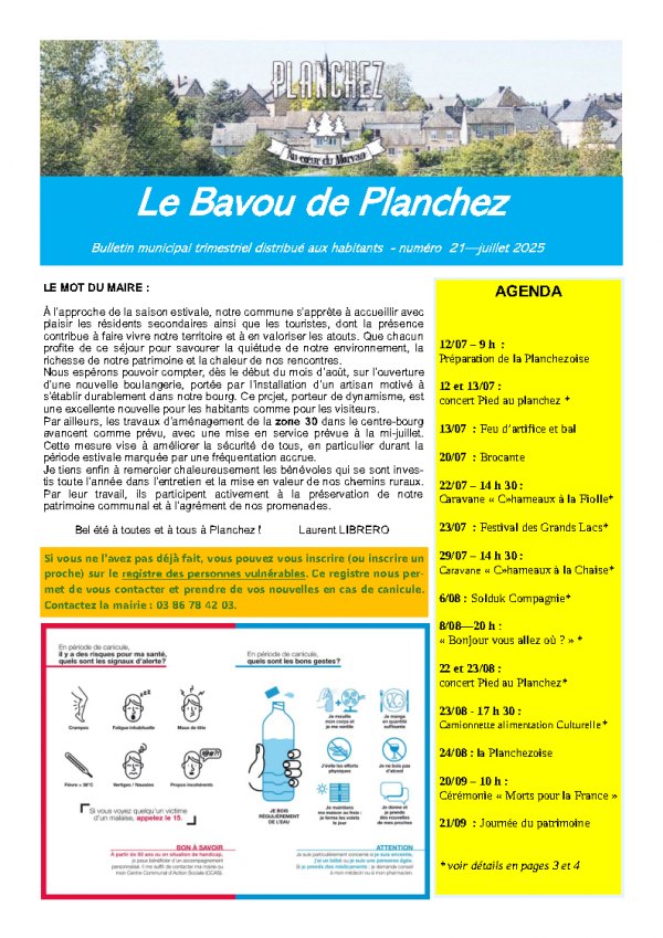 Bulletin Municipal n° 20 - Avril 2025